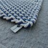 Badrumsmatta Rep-Recycled. Navy/Natur - Bild 2