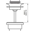 Bottenventil Tapwell 74400 Koppar Ø63mm - Bild 2
