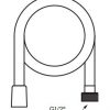 Duschslang Tapwell ZFLO001 Honey Gold - Bild 2