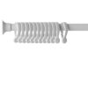 Duschstång rak 170-210 cm. Vit eller silver - Bild 11