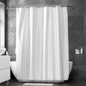 Duschdraperi Match Vit 200x240cm extra höjd