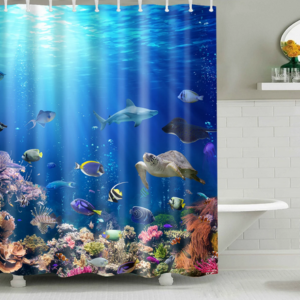 Duschdraperi Havets fiskar