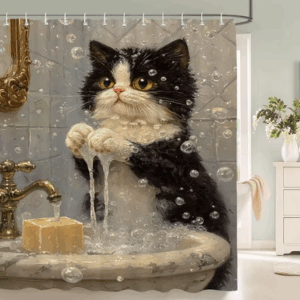Duschdraperi Katt