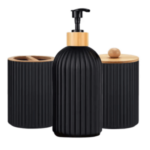 Tvålpump Tandborstglas och Burk
