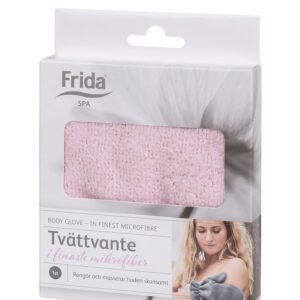 Tvättvante mikrofiber, rosa, grå eller vit.